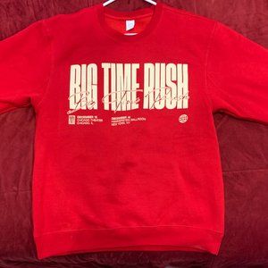Big Time Rush live red crewneck